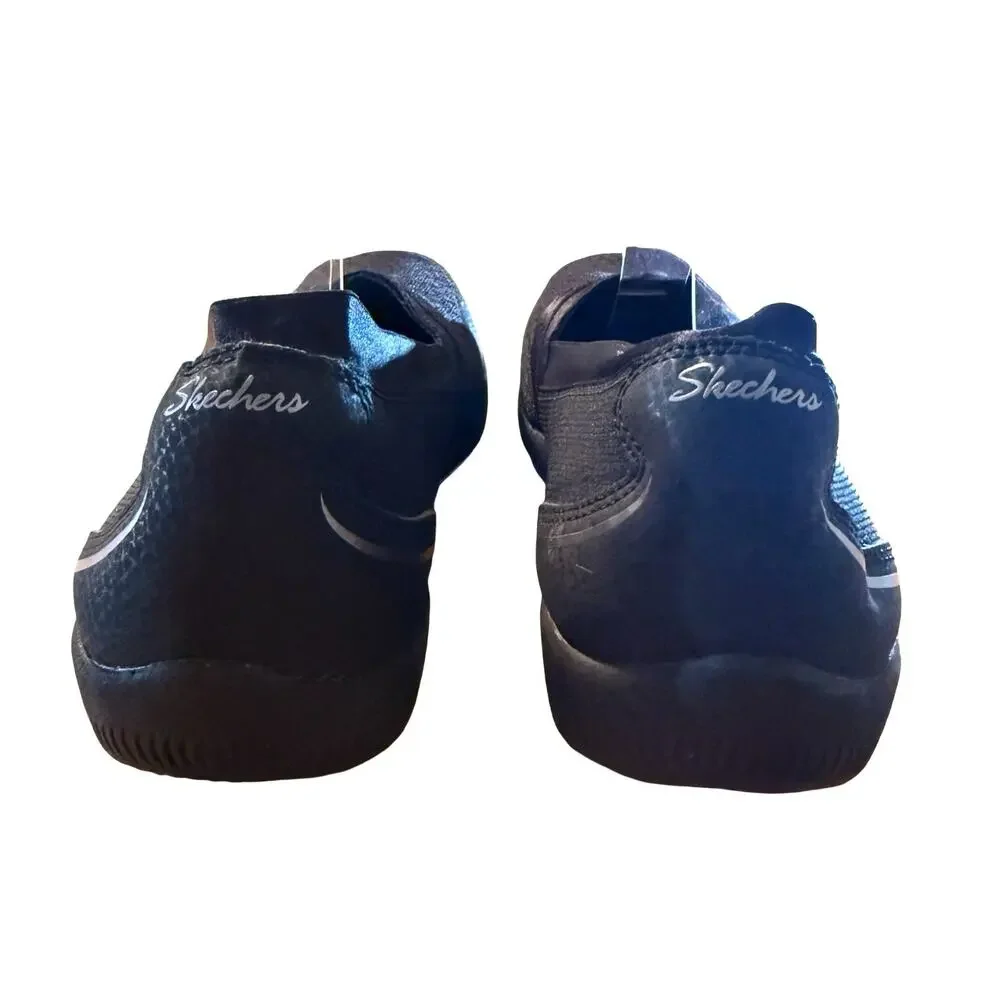 Skechers Be-Lux Daylights Black Mesh Slip On Sneakers Loafers Flats Shoes sz 9